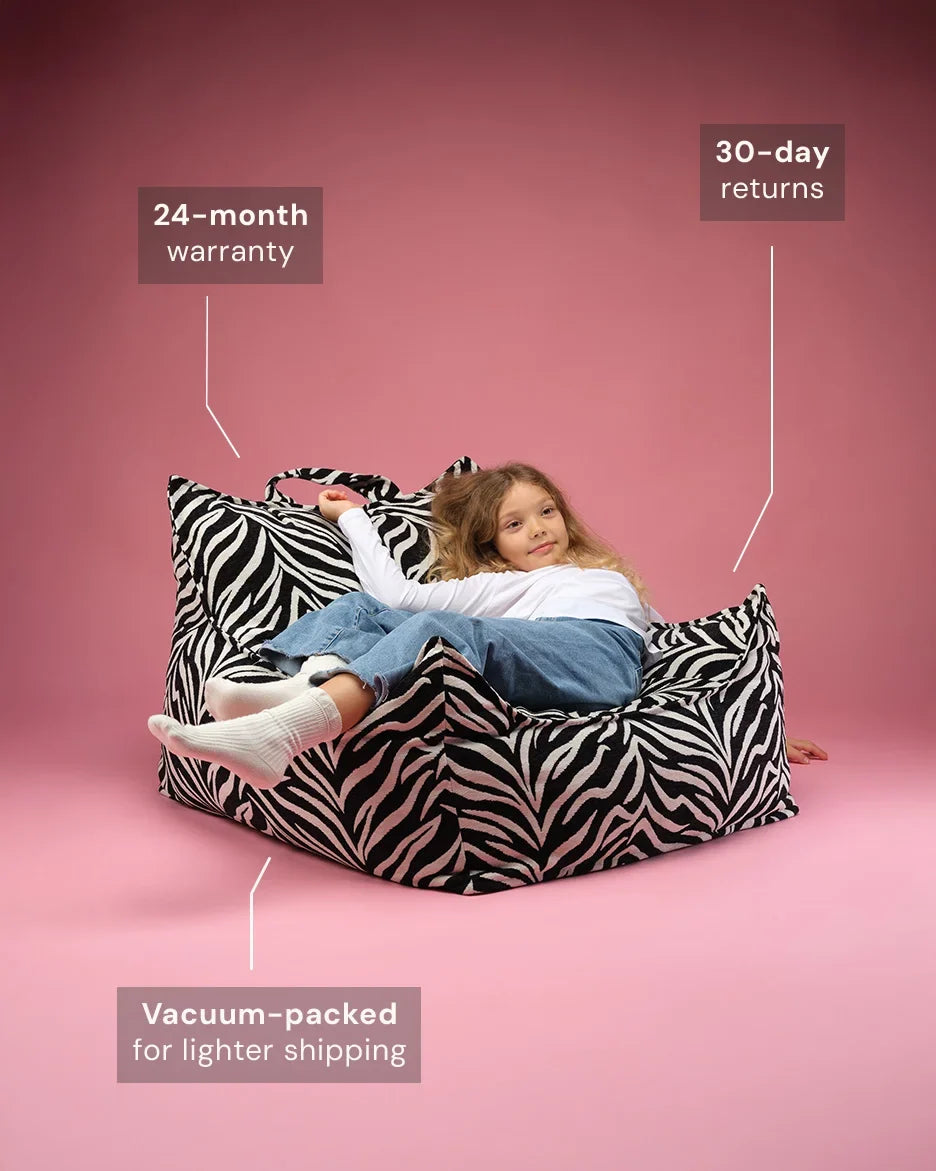 Wigiwama Zebra Club Chair - Rugs by Roo