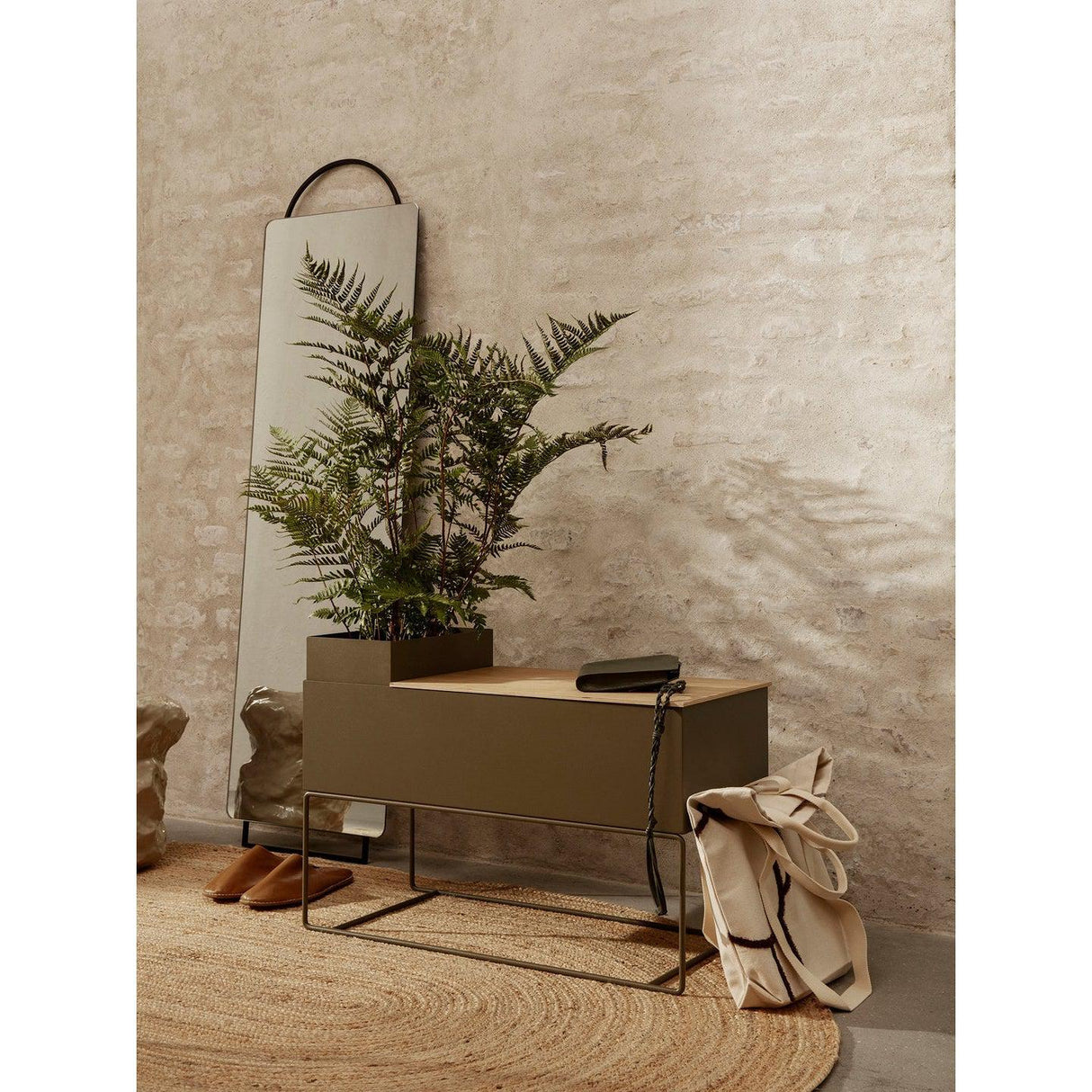 Rugs by Roo | Ferm Living Eternal Oval Jute Rug Natural Small Area Rug-1104263335