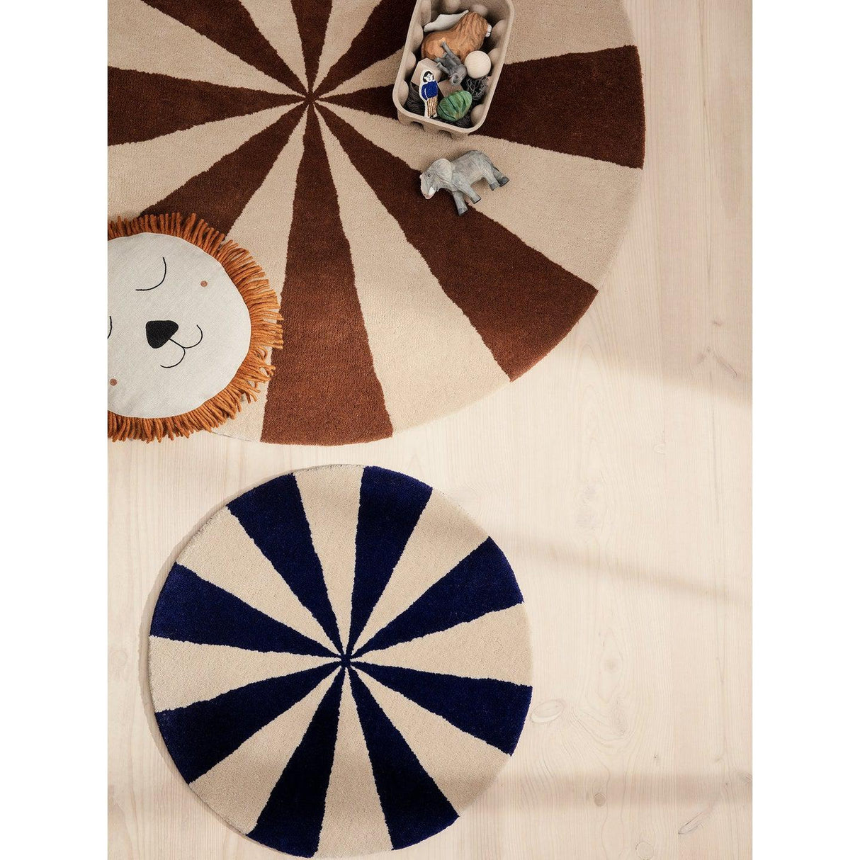 Rugs by Roo | ferm LIVING Arch Tufted Dark Brick Large Area Rug-1104264848