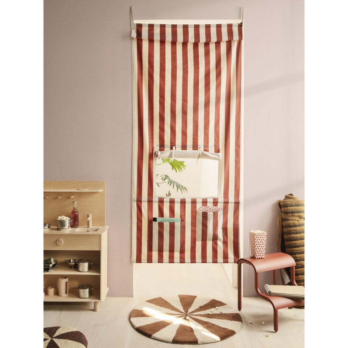 Rugs by Roo | ferm LIVING Arch Tufted Dark Brick Large Area Rug-1104264848