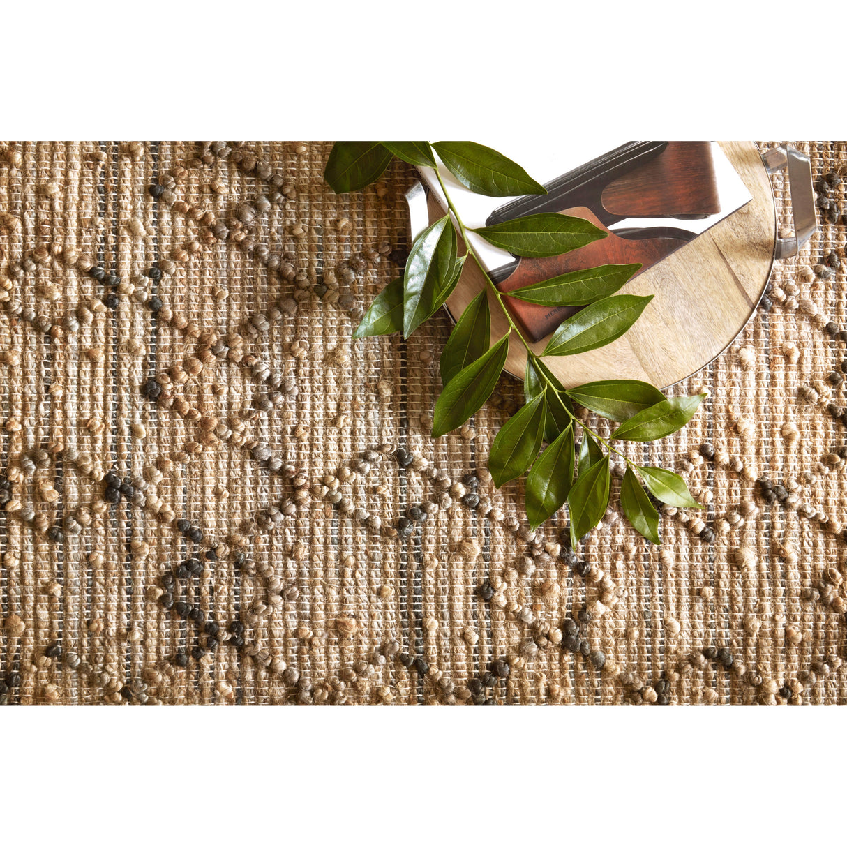Rugs by Roo Loloi Beacon Charcoal Area Rug in size 2' 6" x 7' 6"