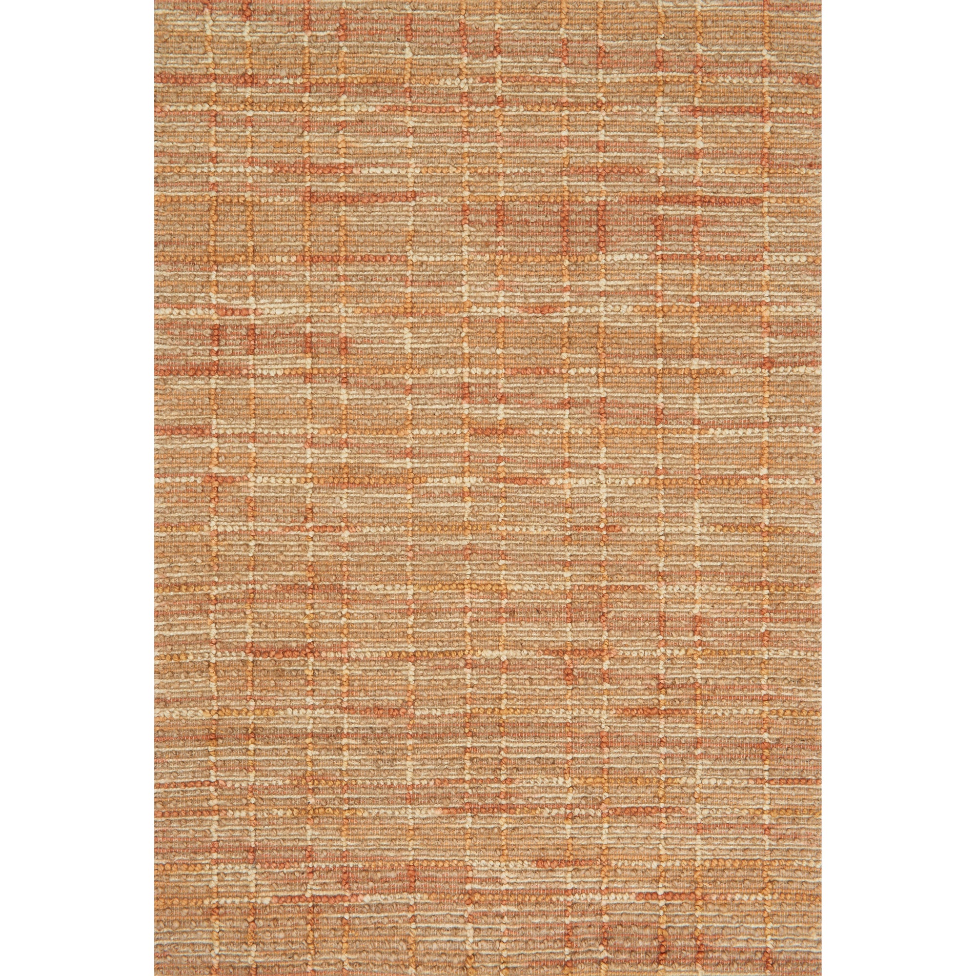 Rugs by Roo Loloi Beacon Tangerine Area Rug in size 18" x 18" Sample