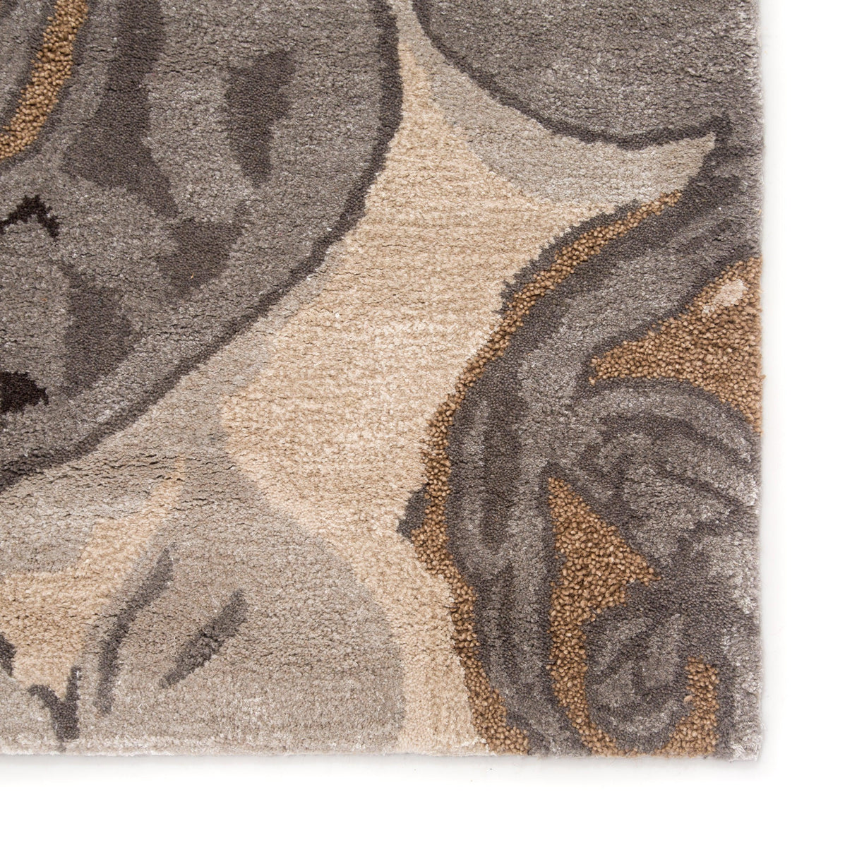 Rugs by Roo | Jaipur Living Petal Pusher Handmade Floral Multicolor White Area Rug-RUG100540