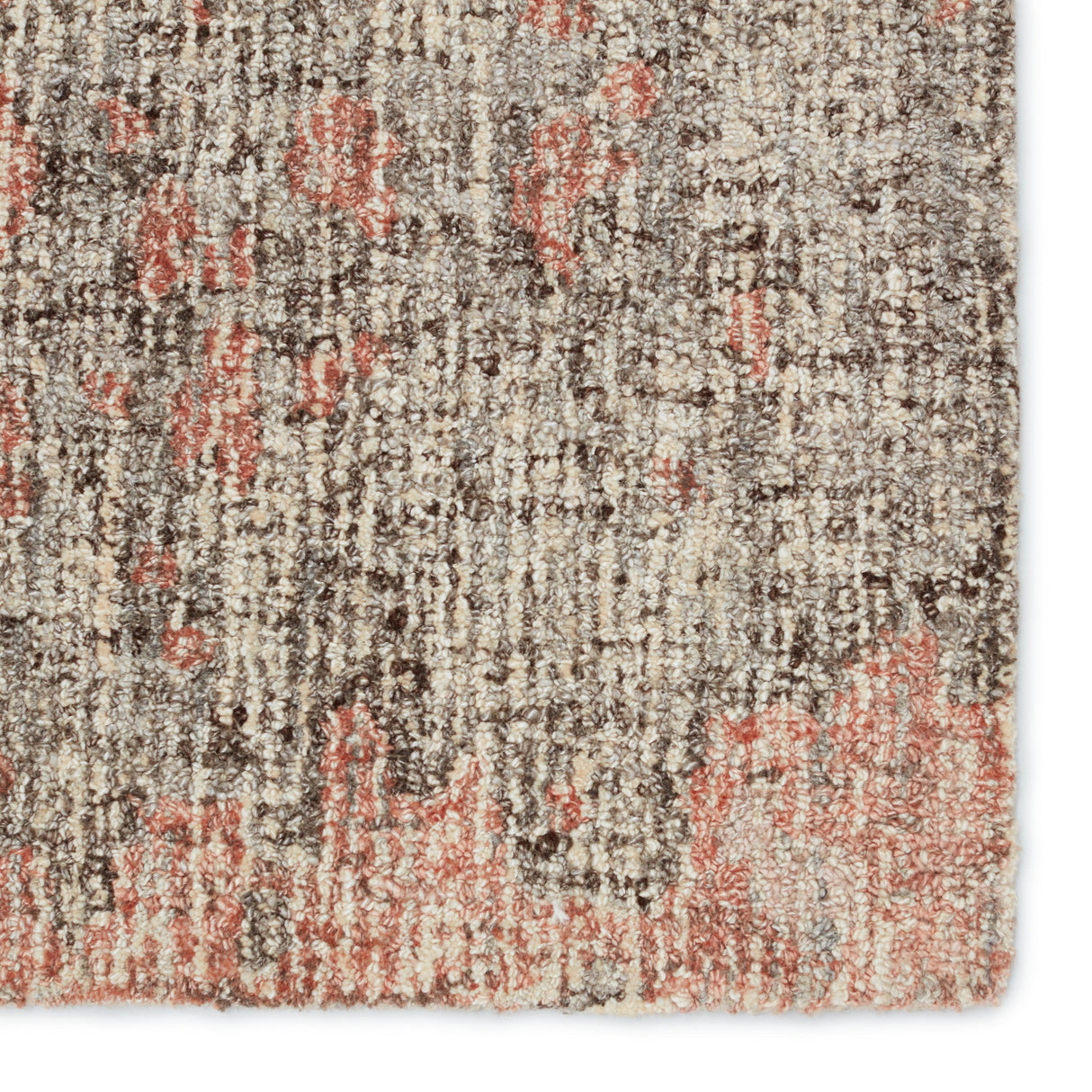 Rugs by Roo | Jaipur Living Absolon Handmade Abstract Rust Taupe Area Rug-RUG152510