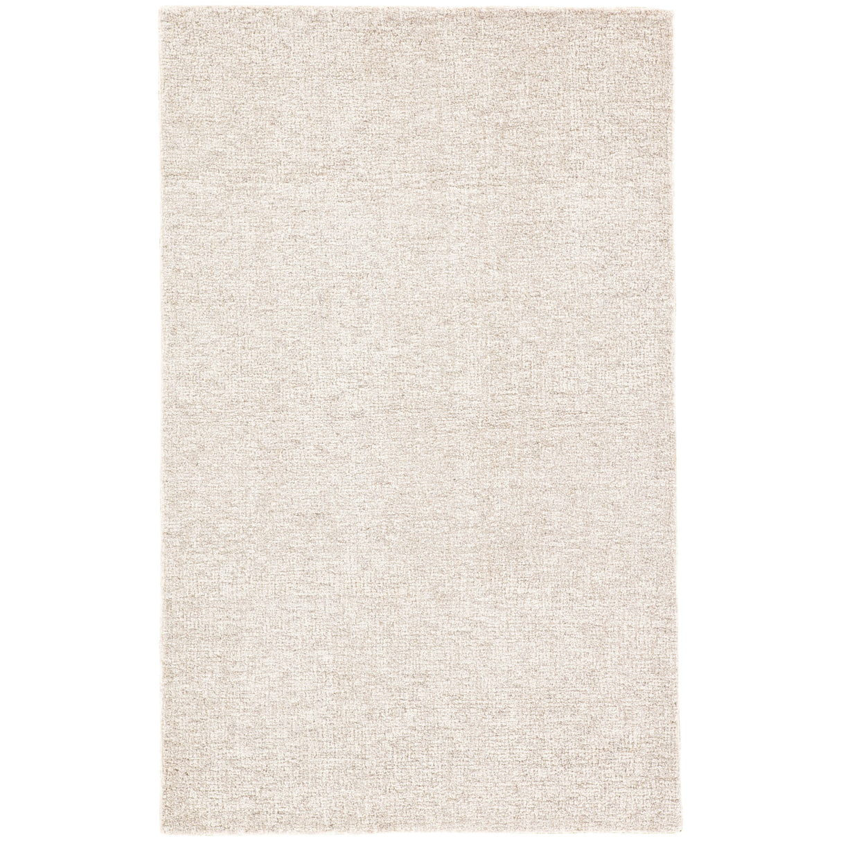 Rugs by Roo | Jaipur Living Oland Handmade Solid Ivory Gray Area Rug-RUG139221