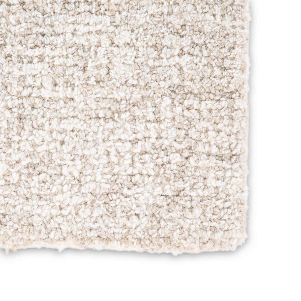 Rugs by Roo | Jaipur Living Oland Handmade Solid Ivory Gray Area Rug-RUG139221