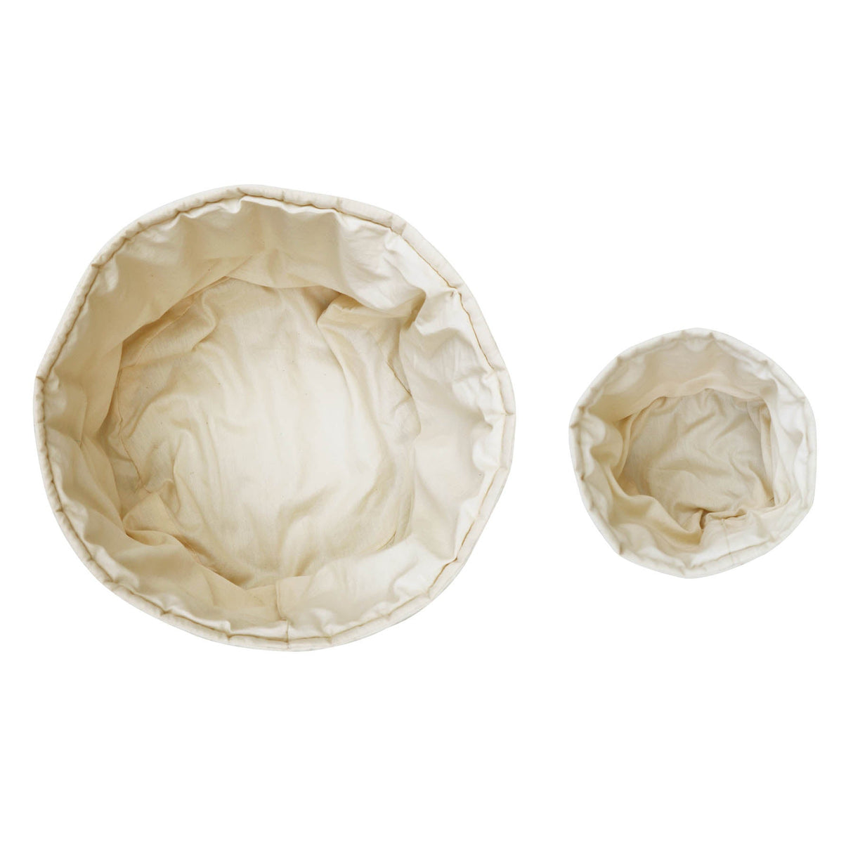 Bambie Natural Set of Two Quilted Baskets