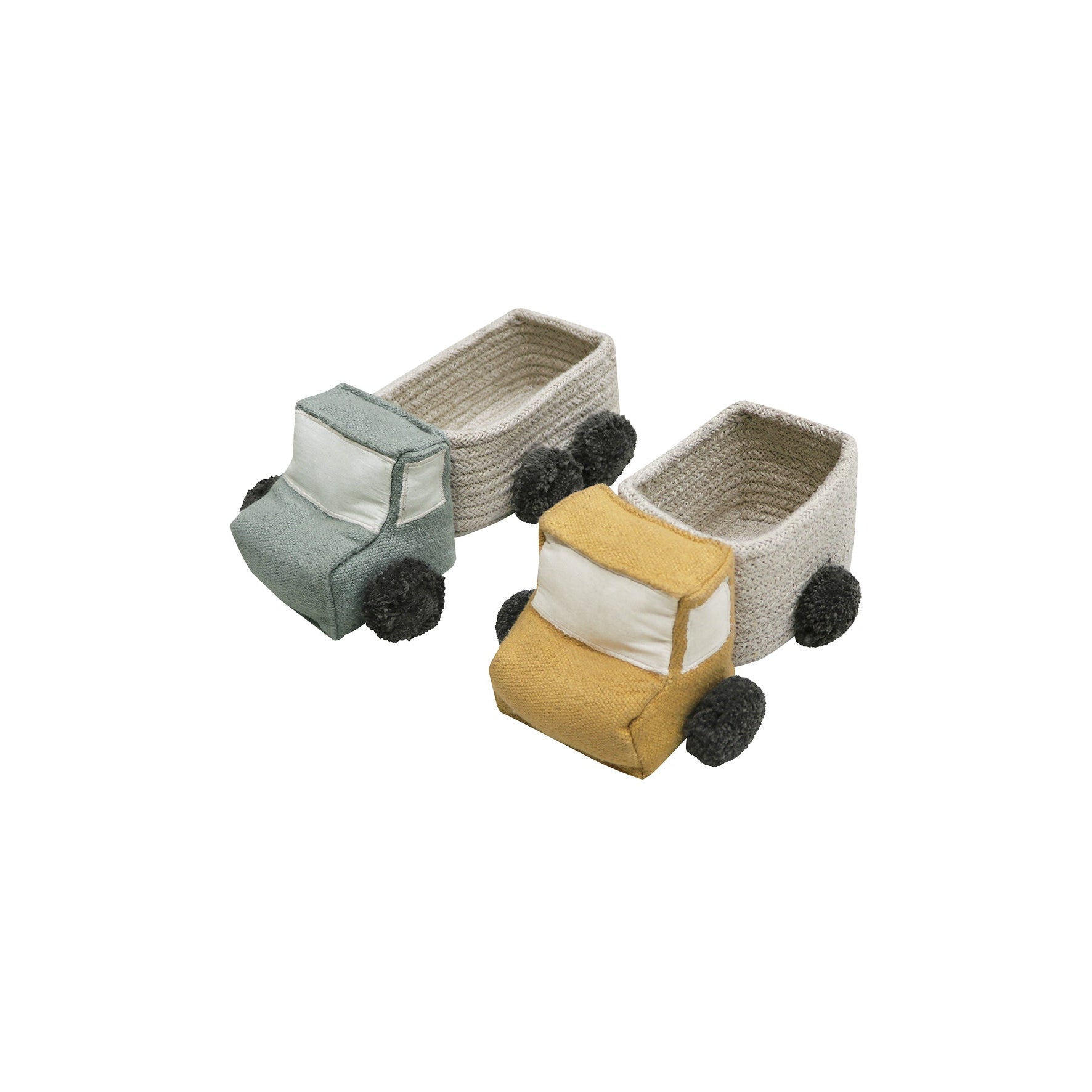 Lorena Canals Eco-City Set of Mini Truck Baskets