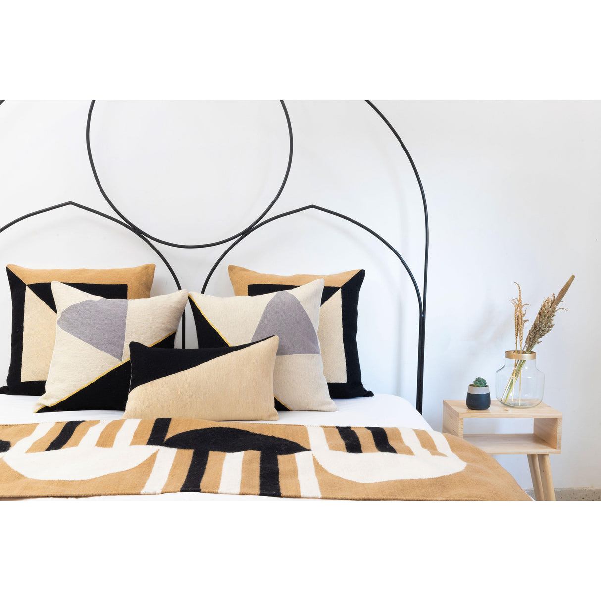 Rugs by Roo | Leah Singh Midnight Cliff Pillow-H12MID05