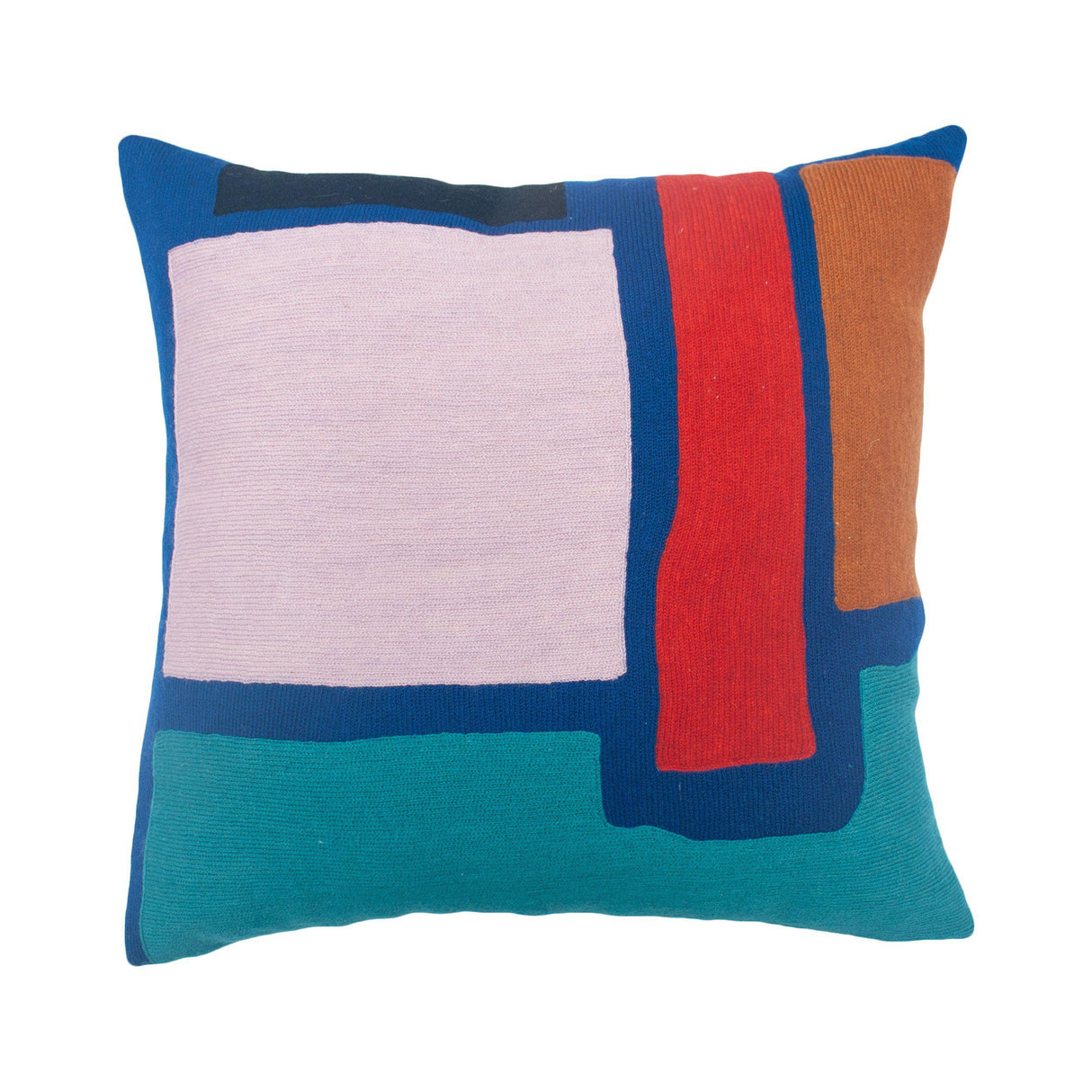 Rugs by Roo | Leah Singh Blah Blah Square Pillow-H17BLA01