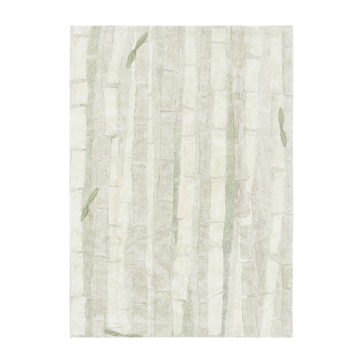 Bamboo Forest Washable Area Rug