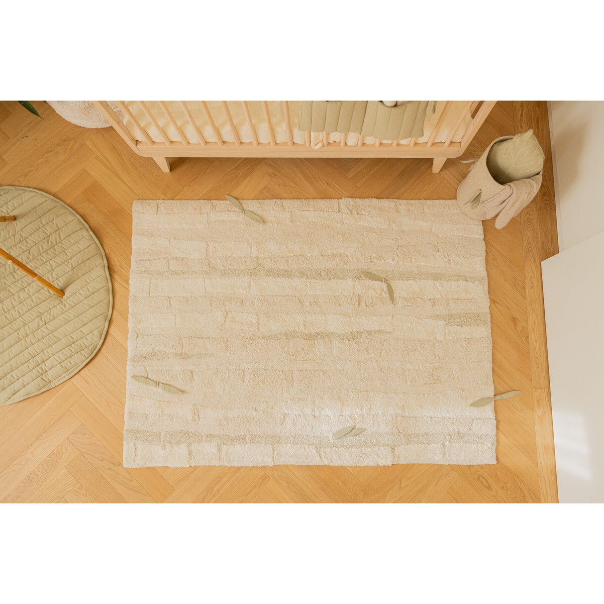Bamboo Forest Washable Area Rug