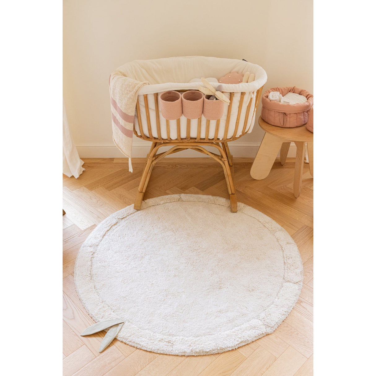 Bamboo Leaf Washable Area Rug