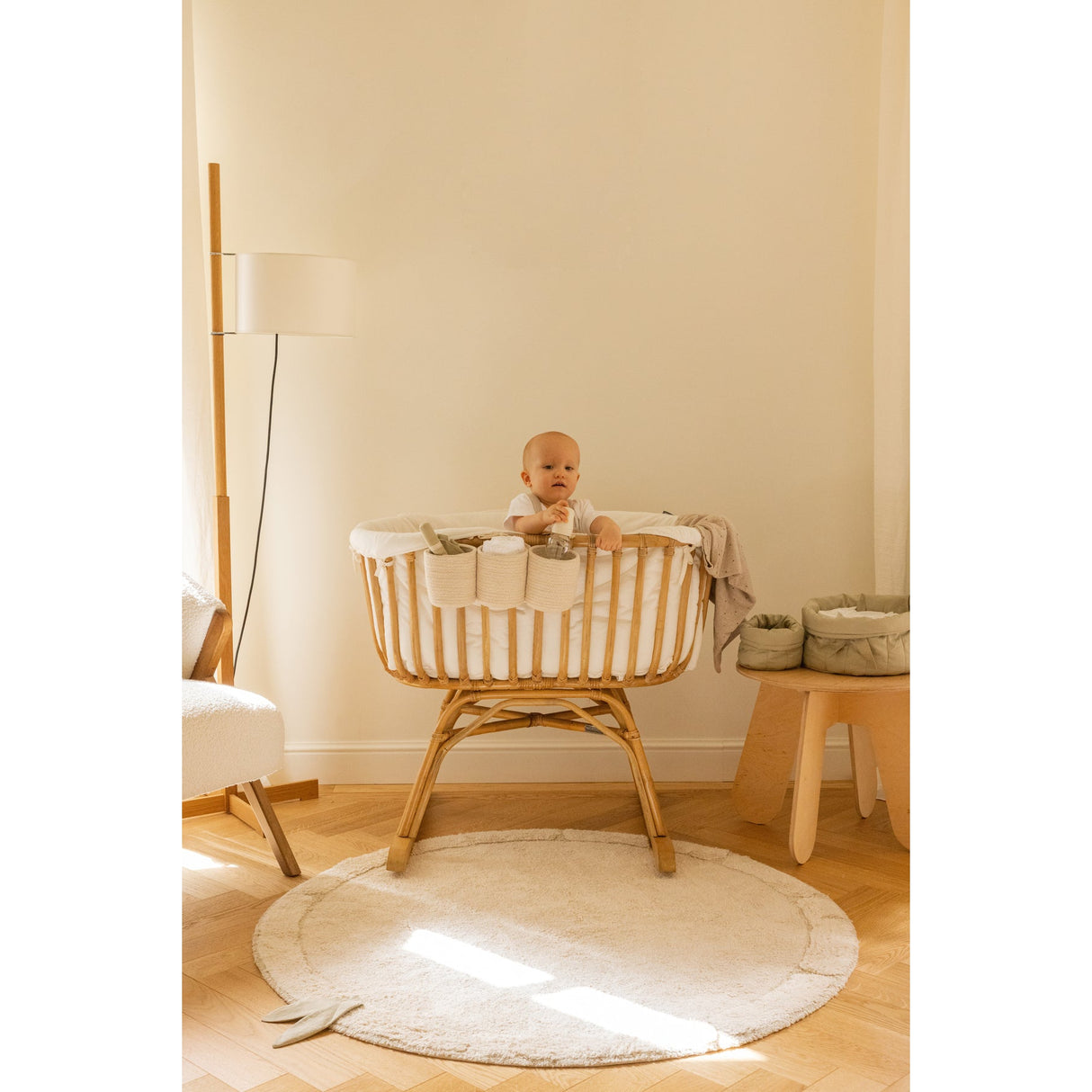 Bamboo Leaf Washable Area Rug