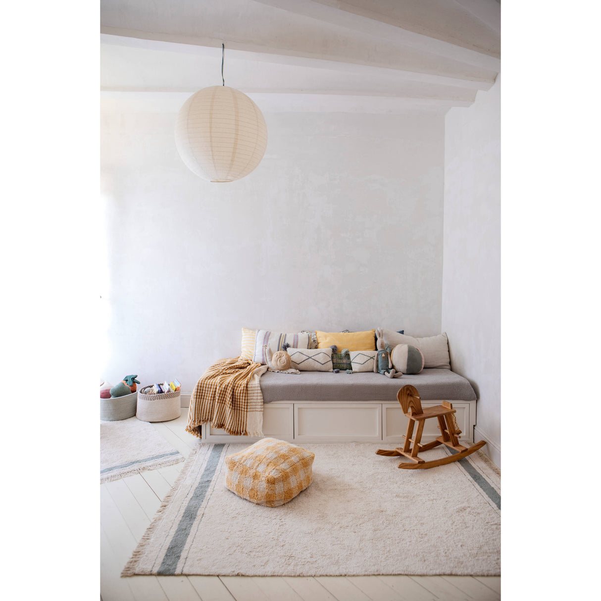 Lorena Canals Little Chefs Gastro Vintage Blue Washable Rug