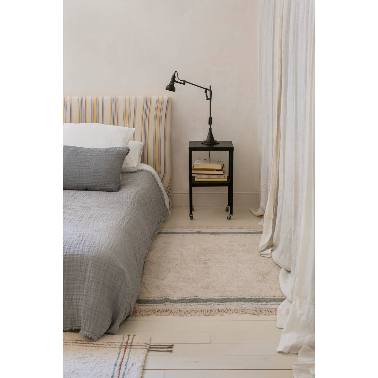 Lorena Canals Little Chefs Gastro Vintage Blue Washable Rug