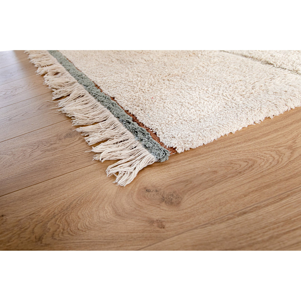 Eco-City Lanes Vintage Blue Washable Area Rug