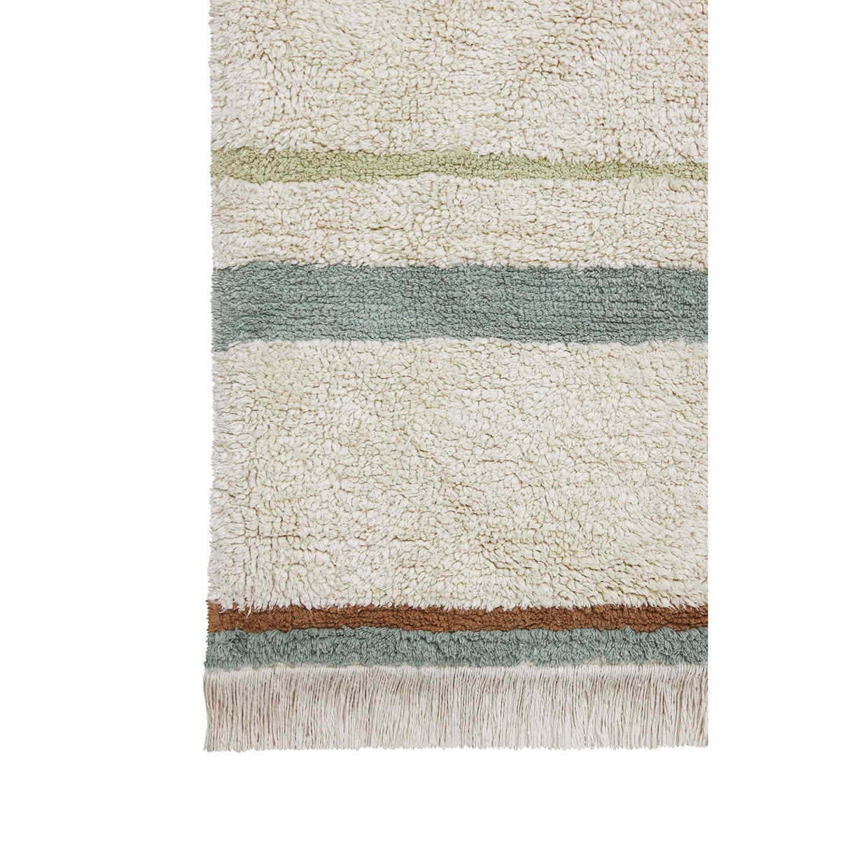 Eco-City Lanes Vintage Blue Washable Area Rug