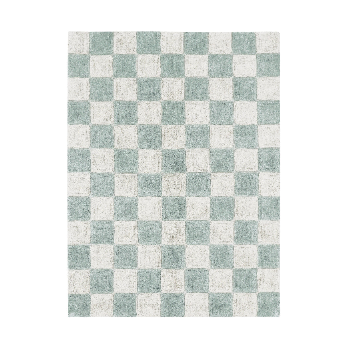 Little Chefs Kitchen Tiles Blue Sage Washable Rug