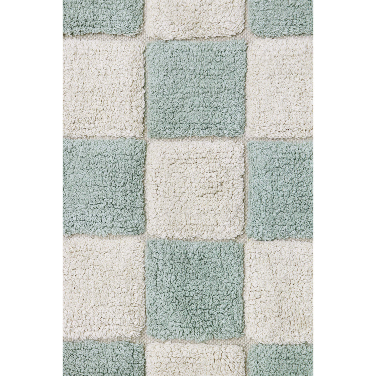 Little Chefs Kitchen Tiles Blue Sage Washable Rug