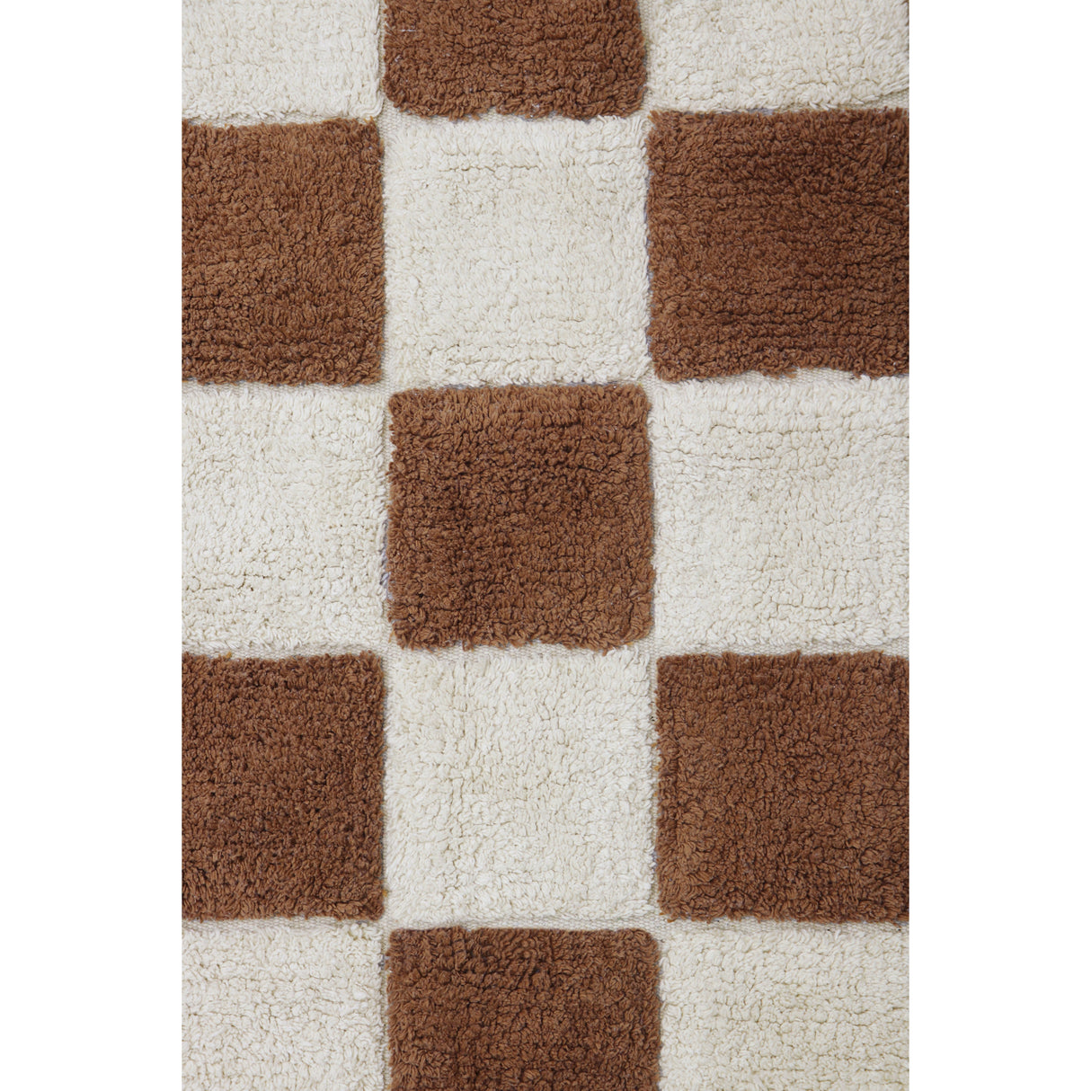 Little Chefs Kitchen Tiles Toffee Washable Rug