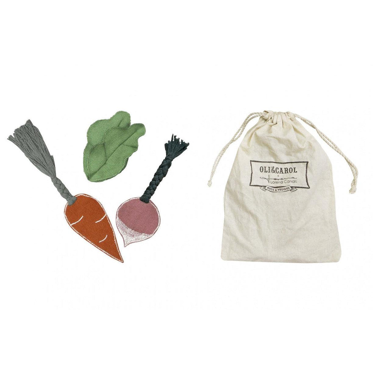 Rugs by Roo | Lorena Canals Oli & Carol Veggie Garden Washable Area Rug-C-VEGAR