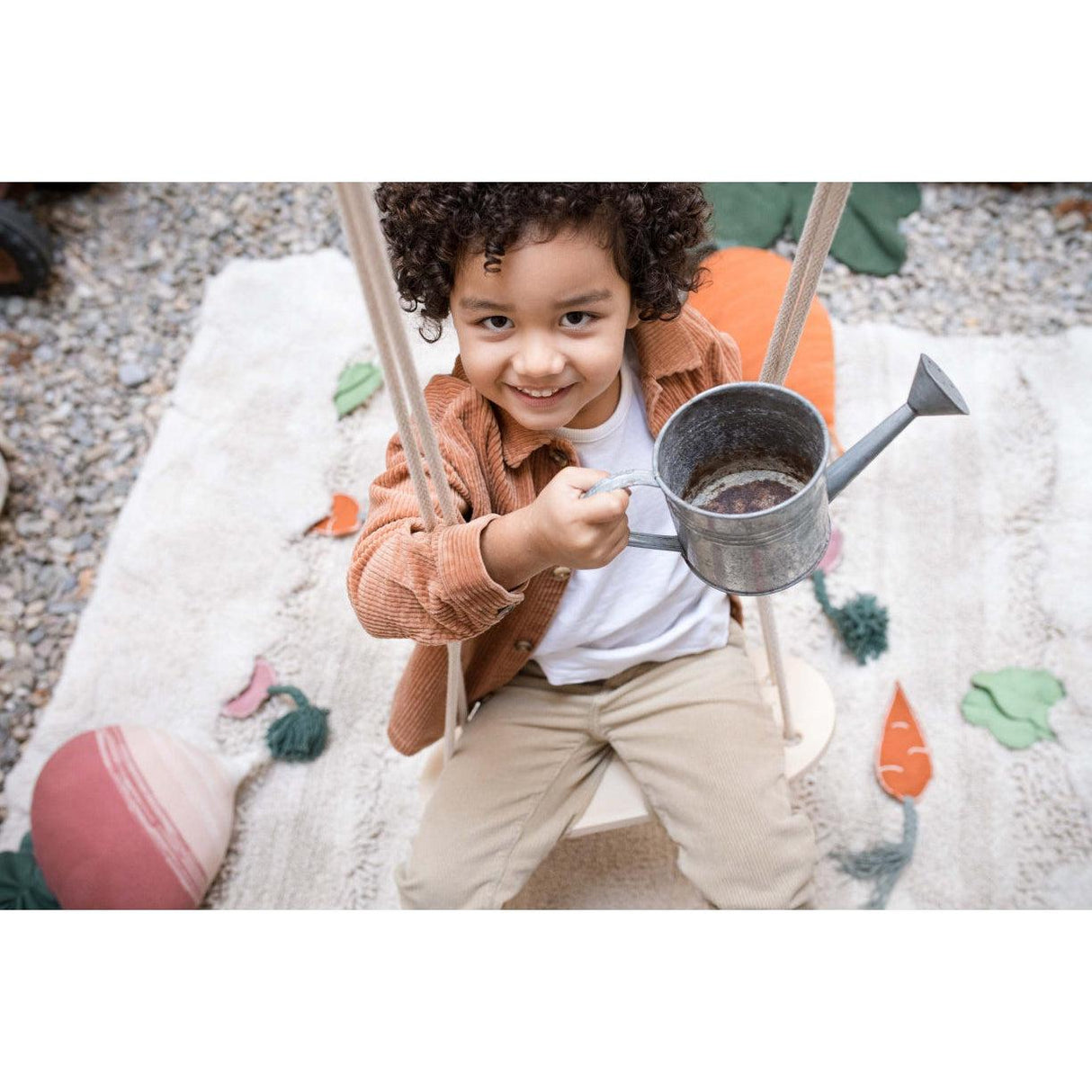 Rugs by Roo | Lorena Canals Oli & Carol Veggie Garden Washable Area Rug-C-VEGAR