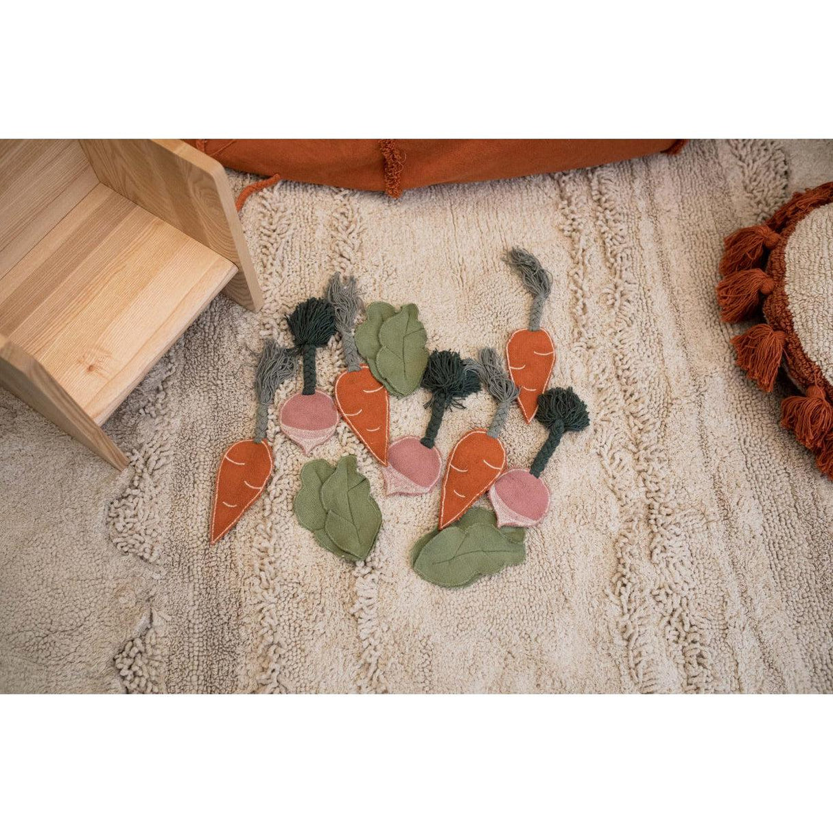 Rugs by Roo | Lorena Canals Oli & Carol Veggie Garden Washable Area Rug-C-VEGAR