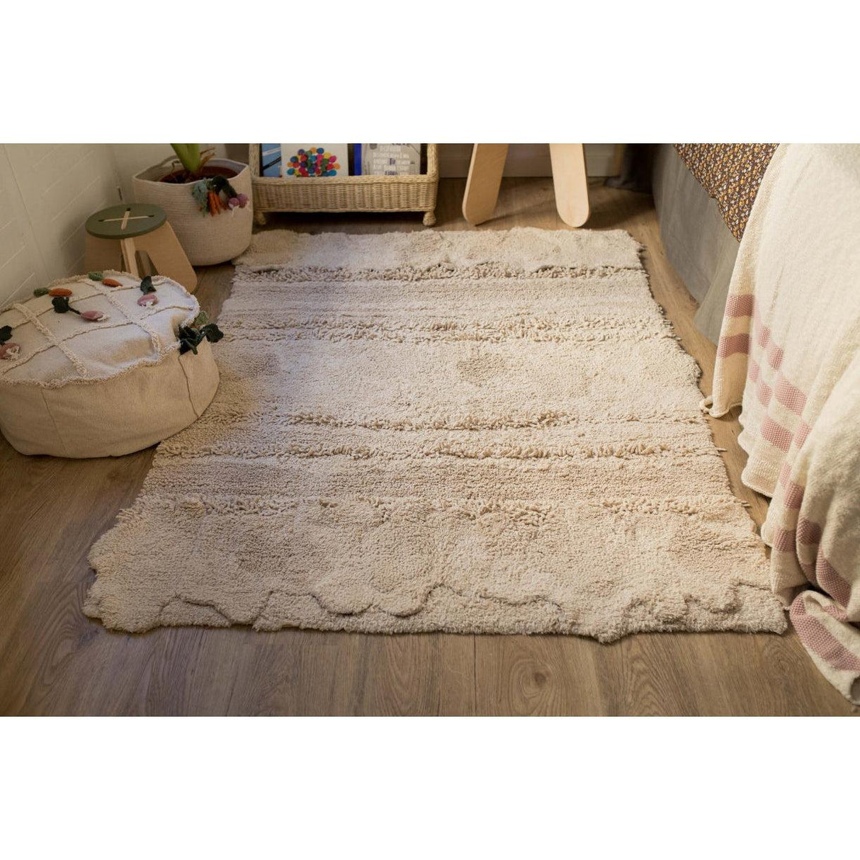 Rugs by Roo | Lorena Canals Oli & Carol Veggie Garden Washable Area Rug-C-VEGAR