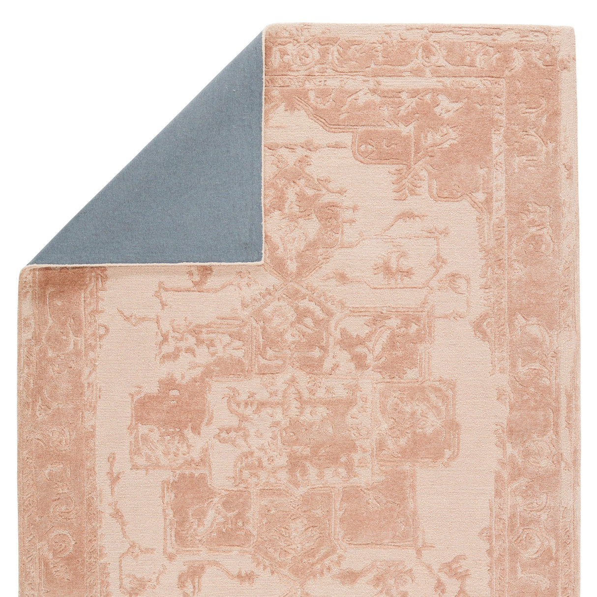 Rugs by Roo | Jaipur Living Alvea Handmade Medallion Blush Beige Area Rug-RUG153338