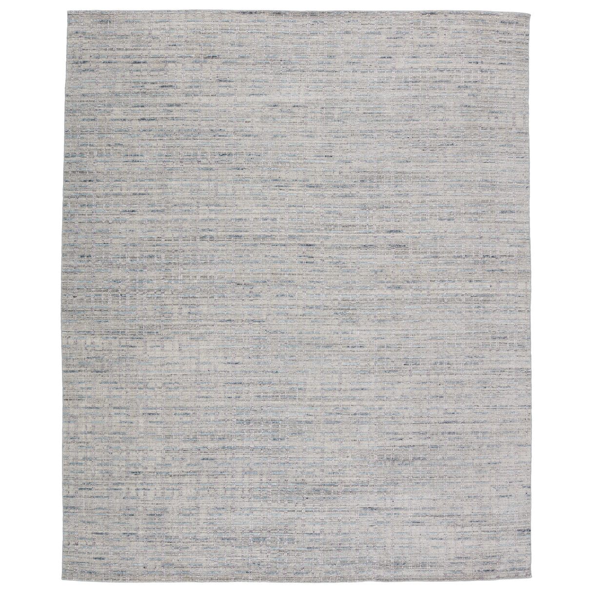Rugs by Roo | Jaipur Living Thaddea Handmade Striped Light Gray Blue Area Rug-RUG149986