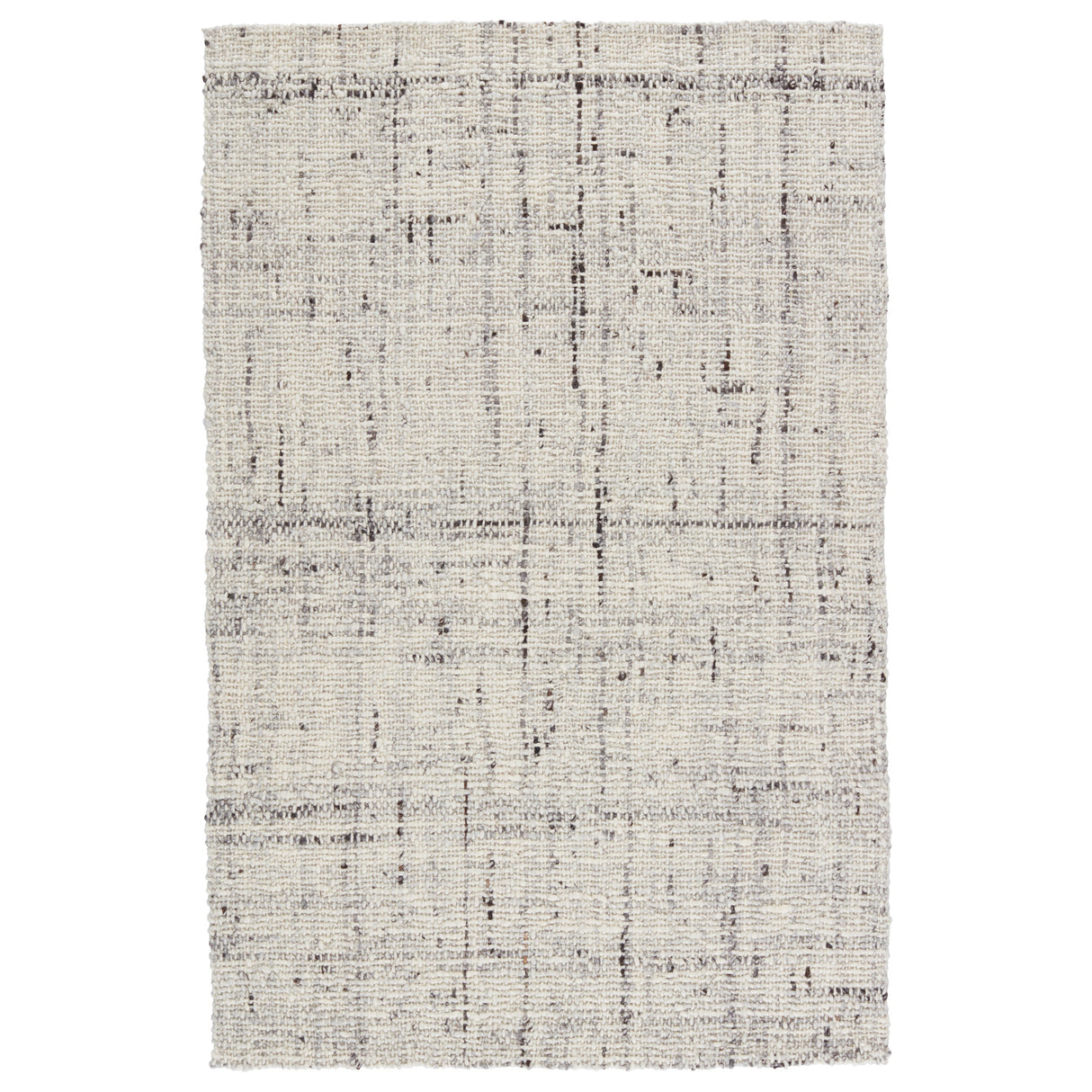 Rugs by Roo | Jaipur Living Season Handmade Solid Ivory Gray Area Rug-RUG149470