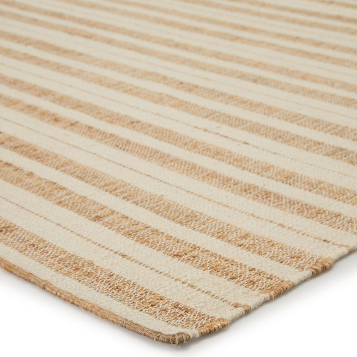 Rugs by Roo | Jaipur Living Rey Natural Striped Tan Ivory Area Rug-RUG146017