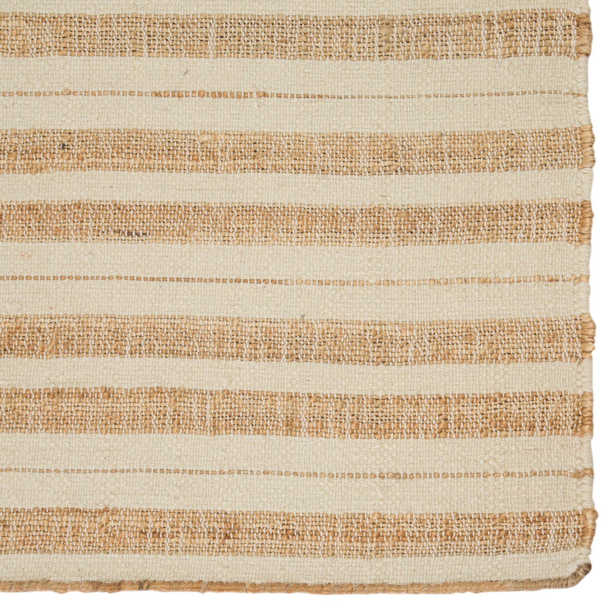 Rugs by Roo | Jaipur Living Rey Natural Striped Tan Ivory Area Rug-RUG146017