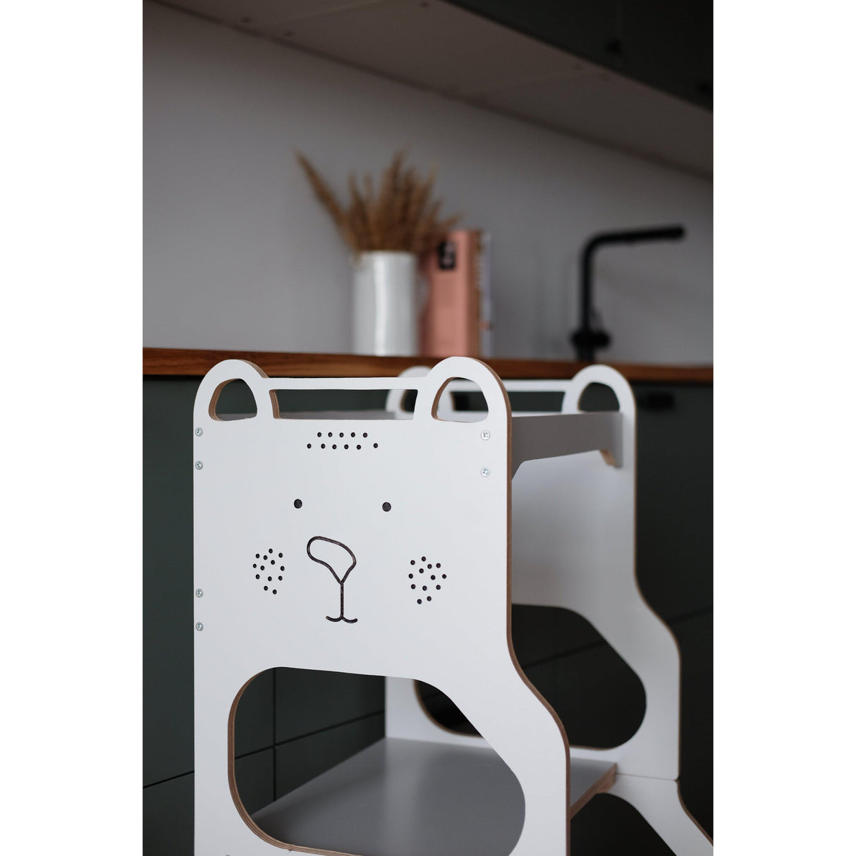 Rugs by Roo | Lakaluk Wooden Teddy Multi-Function Kids Chair Table Learning Tower-1125