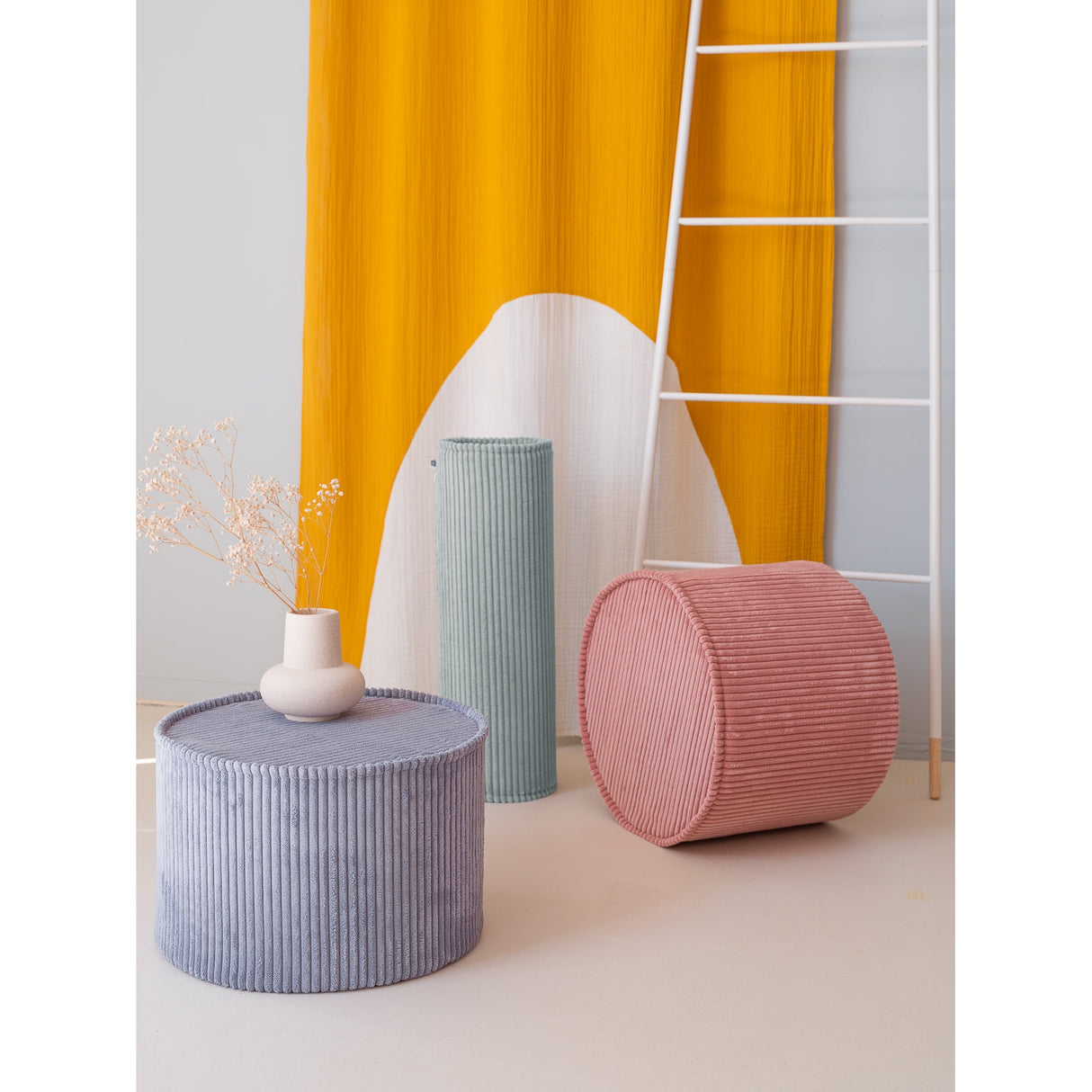 Peppermint Green Roll Cushion