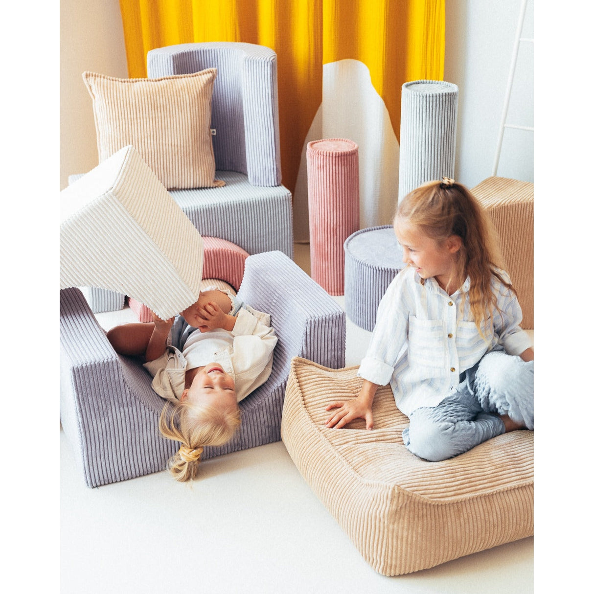 Brown Sugar Square Ottoman