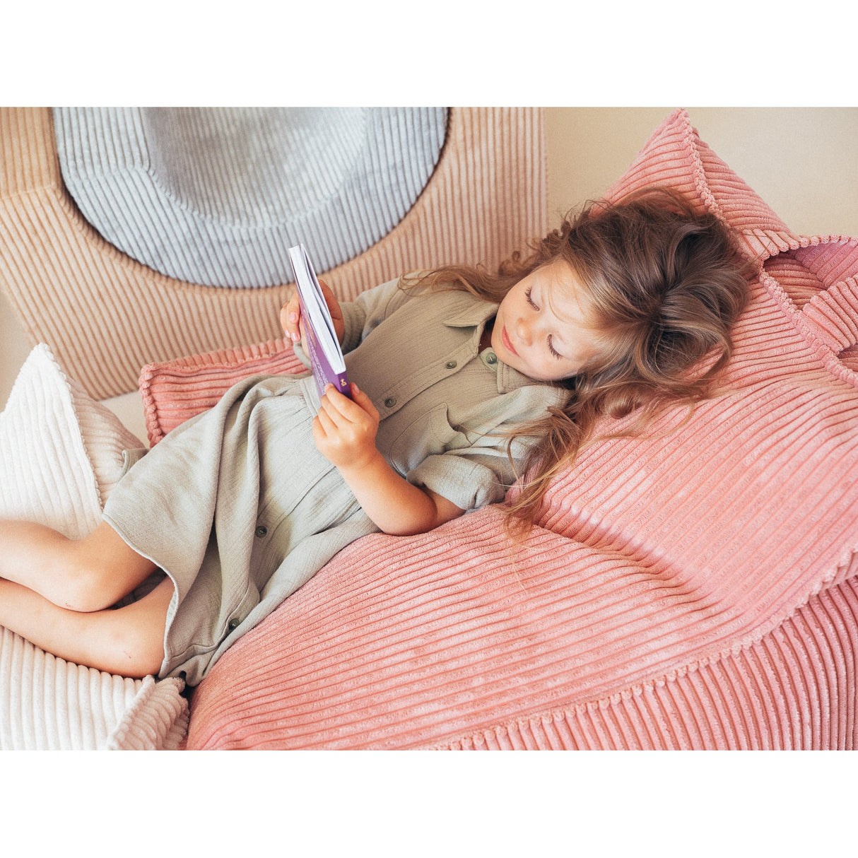 Pink Mousse Beanbag Chair