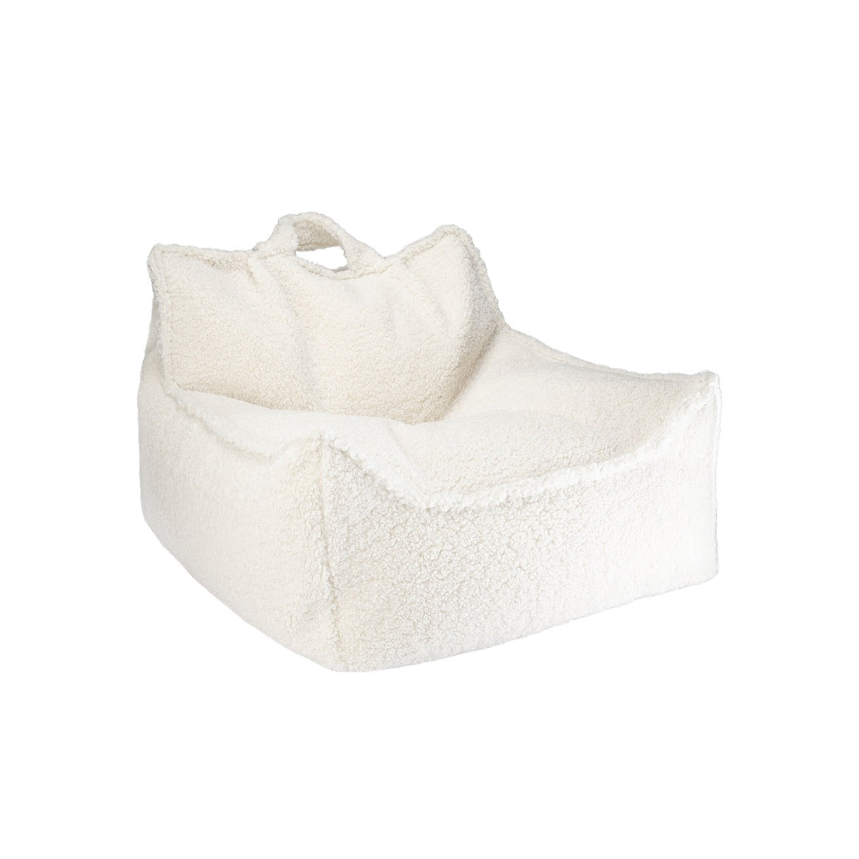 Wigiwama Cream White Beanbag Chair at Rugs by Roo