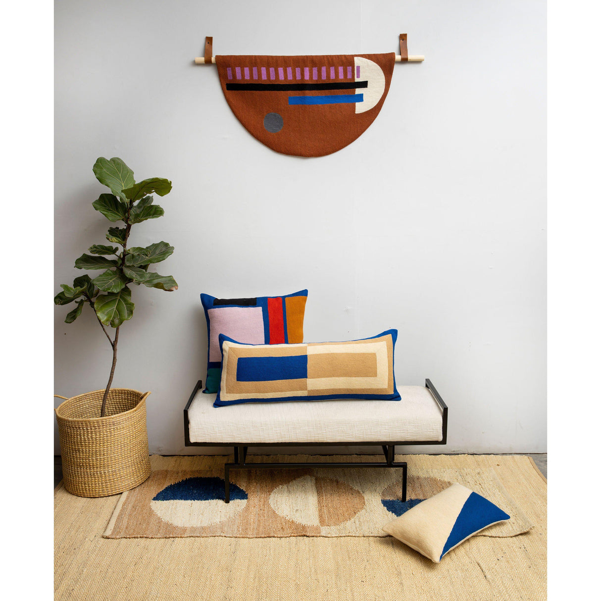 Rugs by Roo | Leah Singh Dashes Tapestry-H18TAP06