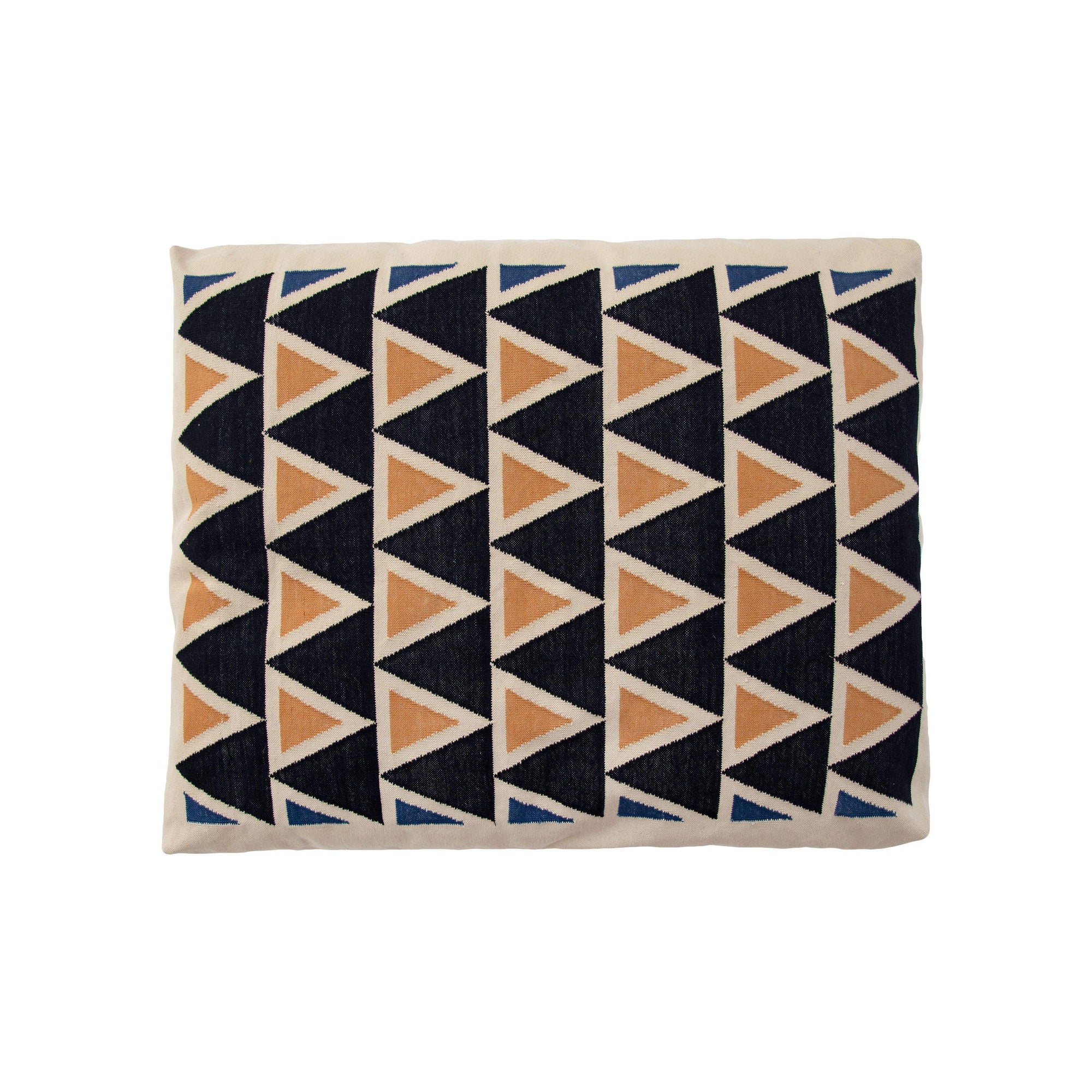Rugs by Roo | Leah Singh Maya Triangles Dog Bed-H18DOG01