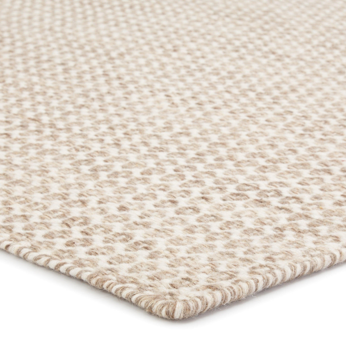 Rugs by Roo | Jaipur Living Pompano Handmade Trellis Beige Ivory Area Rug-RUG140409