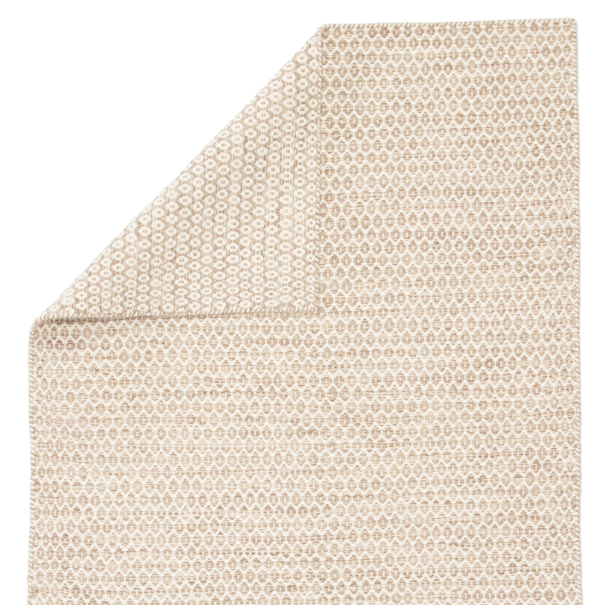 Rugs by Roo | Jaipur Living Pompano Handmade Trellis Beige Ivory Area Rug-RUG140409
