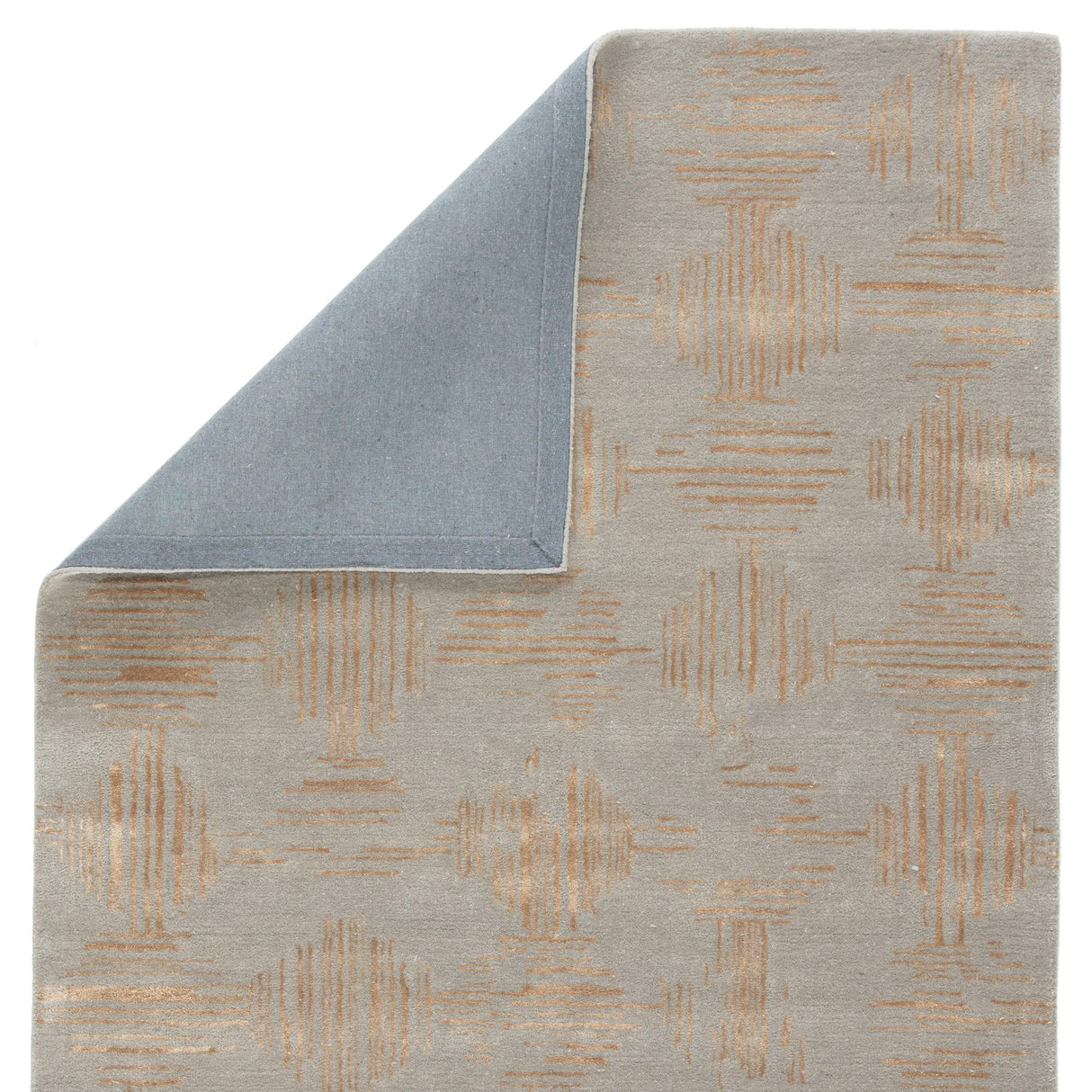 Rugs by Roo | Jaipur Living Banister Handmade Geometric Gray Gold Area Rug-RUG139332