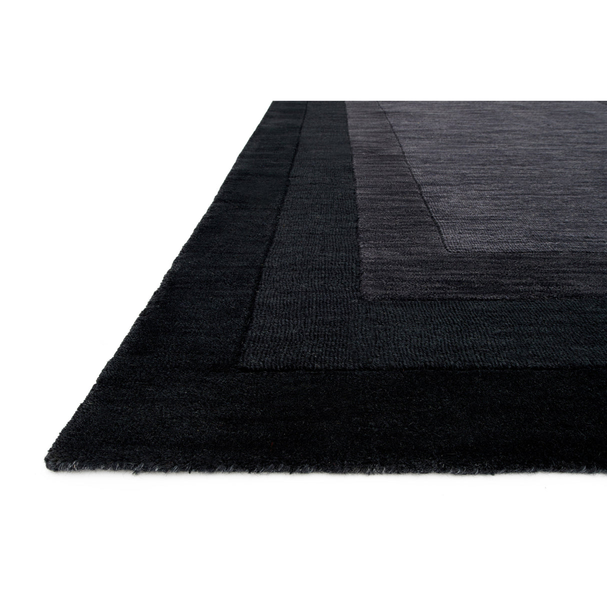 Rugs by Roo Loloi Hamilton Grey Charcoal Area Rug in size 5' 0" x 7' 6"