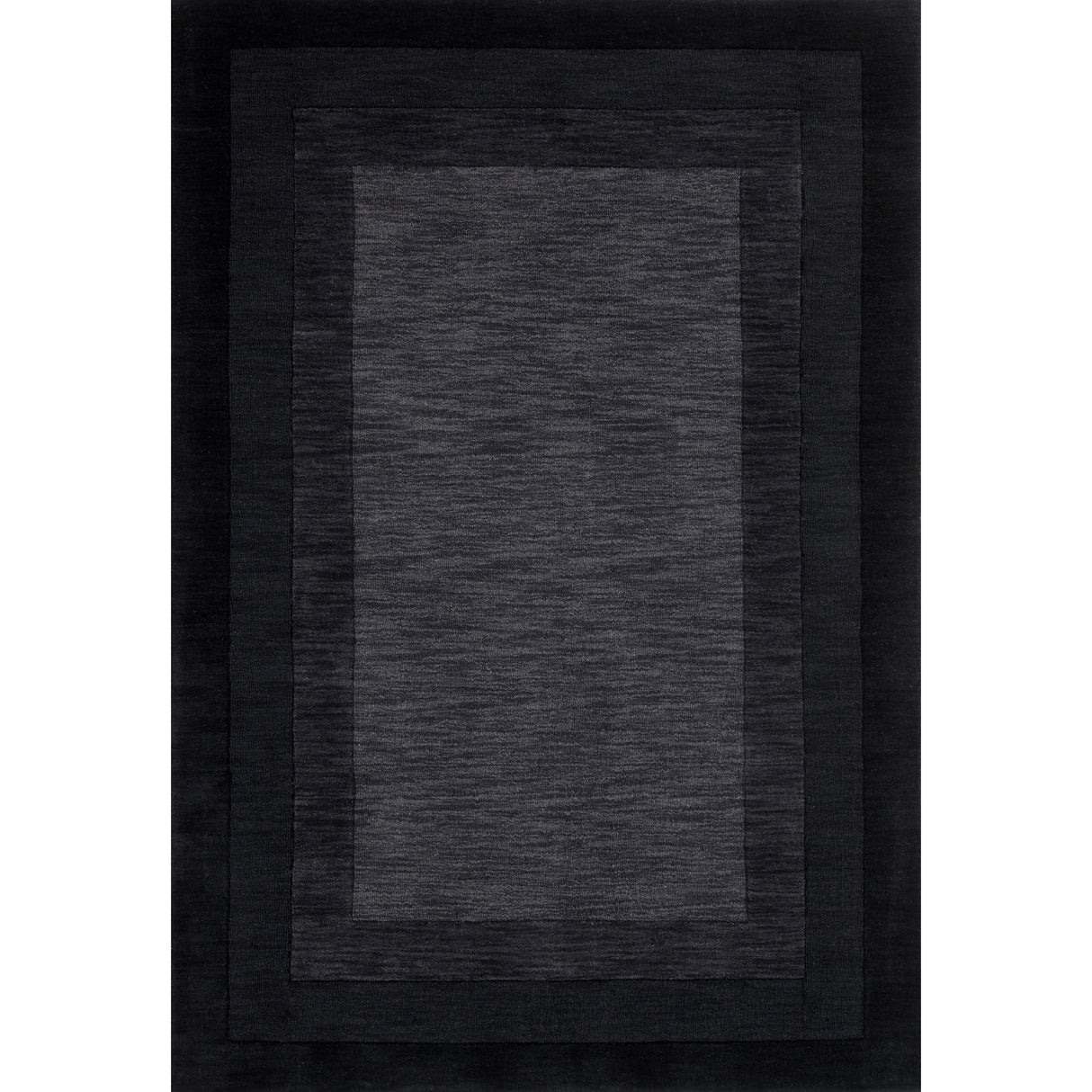Rugs by Roo Loloi Hamilton Grey Charcoal Area Rug in size 18" x 18" Sample