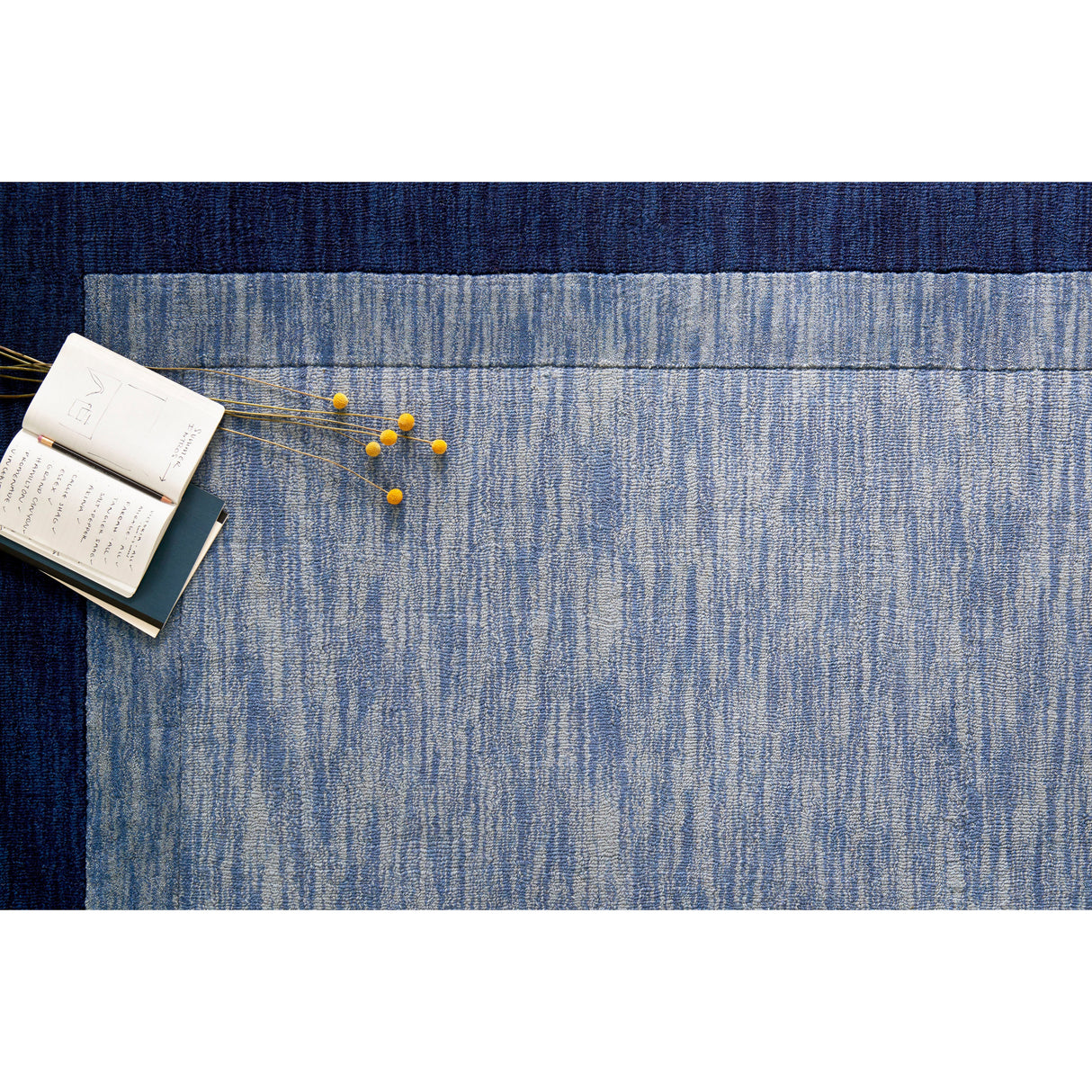 Rugs by Roo Loloi Hamilton Navy Area Rug in size 3' 6" x 5' 6"