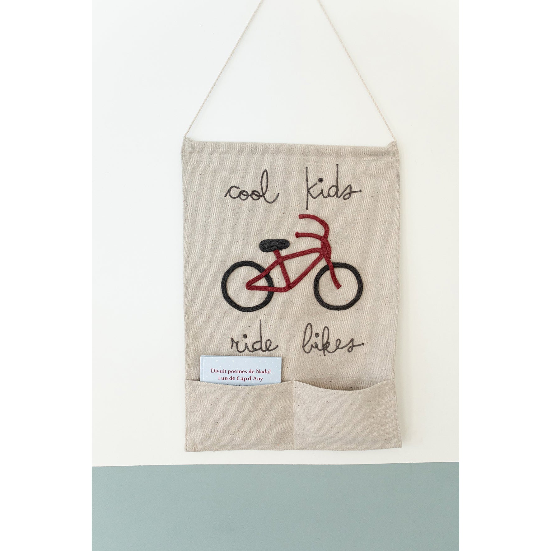 Lorena Canals Eco-City Cool Kids Ride Bikes Wall Pocket Hanger