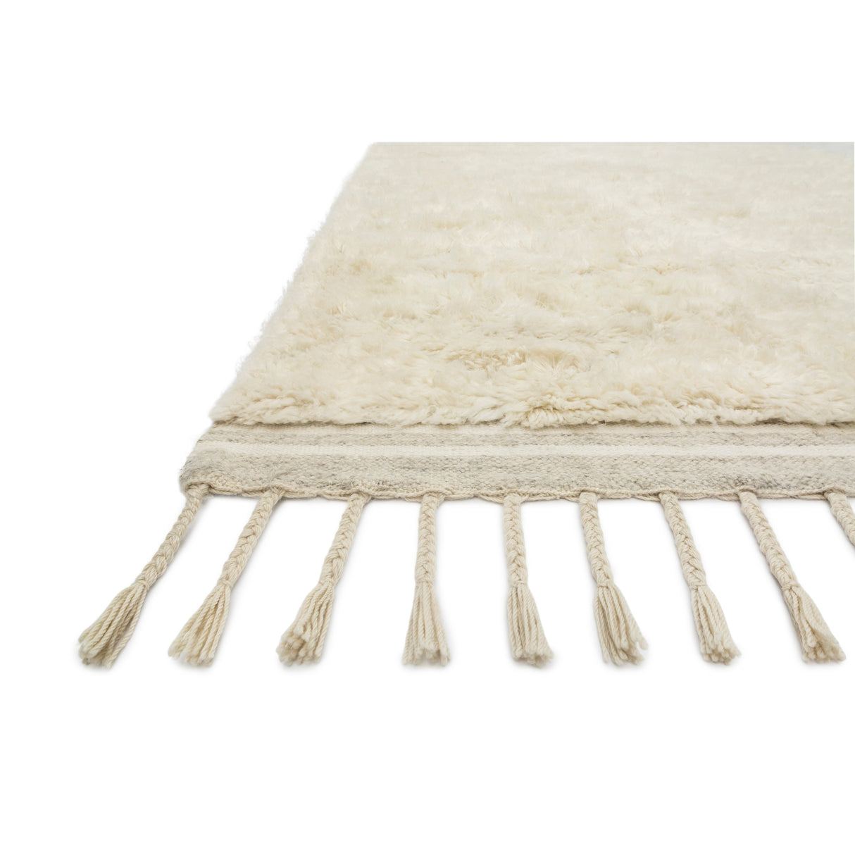 Rugs by Roo Loloi Hygge Oatmeal Ivory Area Rug in size 7' 9" x 9' 9"