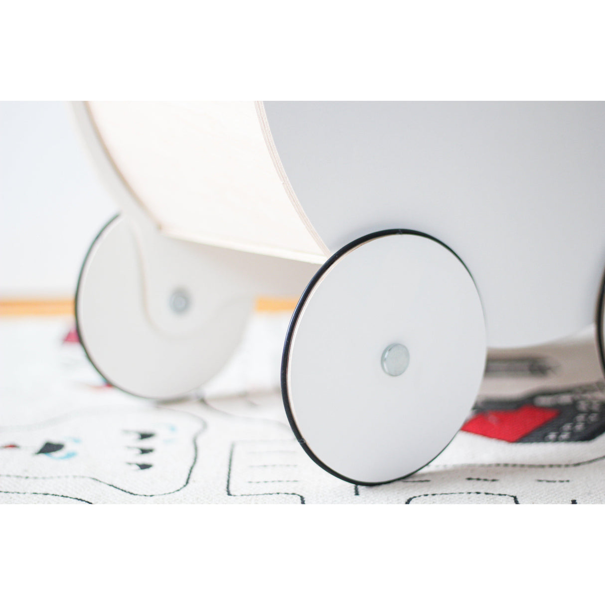 Rugs by Roo | Lakaluk Wooden Swan Doll's Pram-1116